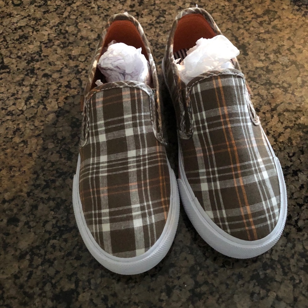 Brand new- osh gosh boys slip on shoes